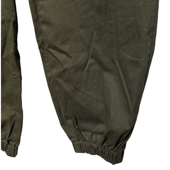 LOVE TREE Green Chino Joggers M - Picture 3 of 7